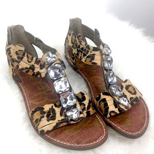 Sam Edelman Leopard Print Sandals